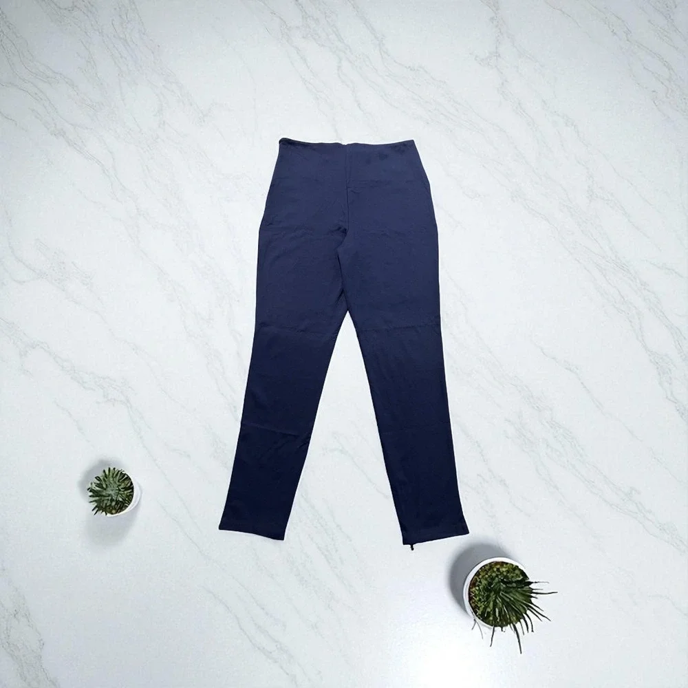 Fabletics Ponte Skinny Zip‎ Split Pants High Rise Full Length Front Closure